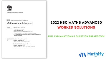 2022 Maths Advanced HSC Sample Worked Solutions (NSW)