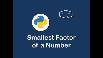 smallest factor of a number in python 😀