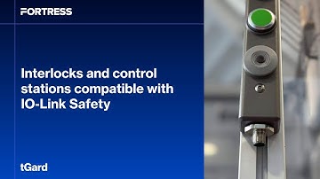 Interlocks and control stations compatible with IO-Link Safety