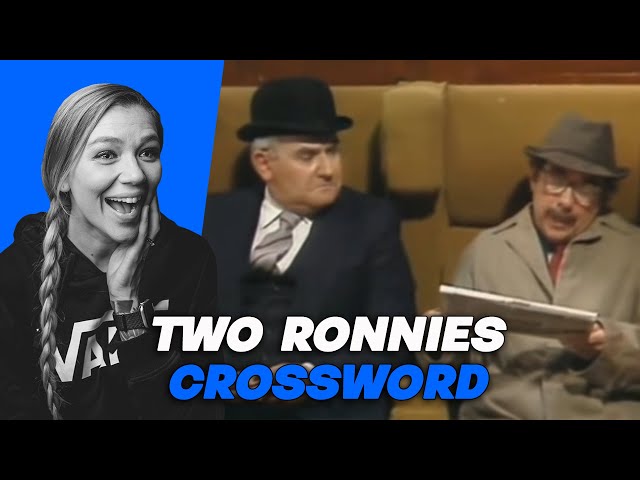 AMERICAN REACTS TO TWO RONNIES CROSSWORD | AMANDA RAE class=