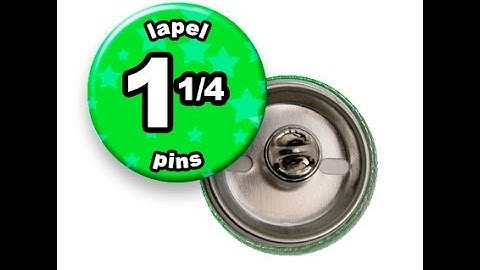 1-1/4 inch TIE TACKS TUTORIAL - buttonmakers.net