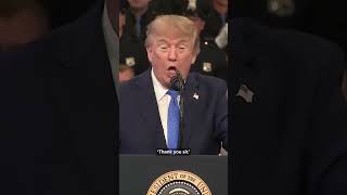 Trump touts new violent crime statistics during visit to New York police academy
