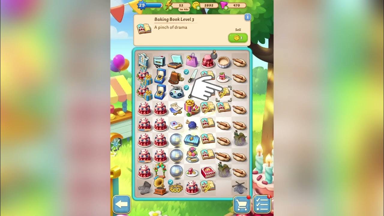 MERGE MANSION HOW TO GET CAKE KNIFE LEVEL.1 FROM PIE SERVING LEVEL.6