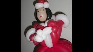 Santarina Roly Poly Balloon （圣诞美女不倒翁）