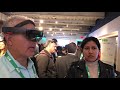 Microsoft's Augmented Reality Glasses showcase at 2019 #Ai4 Healthcare Conference at NYC