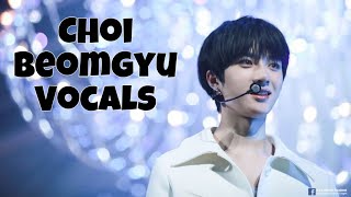 a compilation of beomgyu’s best live vocals