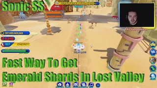 Roblox Sonic Speed Simulator Fast Way To Get Emerald Shards In Lost Valley