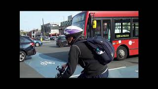 Enviro 200 Ex First London, Tower Transit Dml44073 Yx58Hvc Route 339 At Mile End Station Original