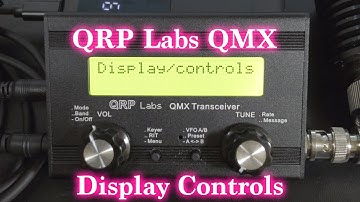 QRP Labs QMX-weergave-instellingen
