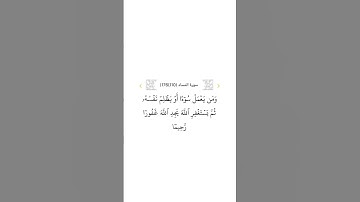 سورة النساء ١١٠