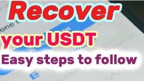 recovery your usdt easy step by step