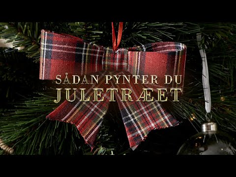 Video: Sådan Dekorerer Du Et Juletræ På En Original Måde