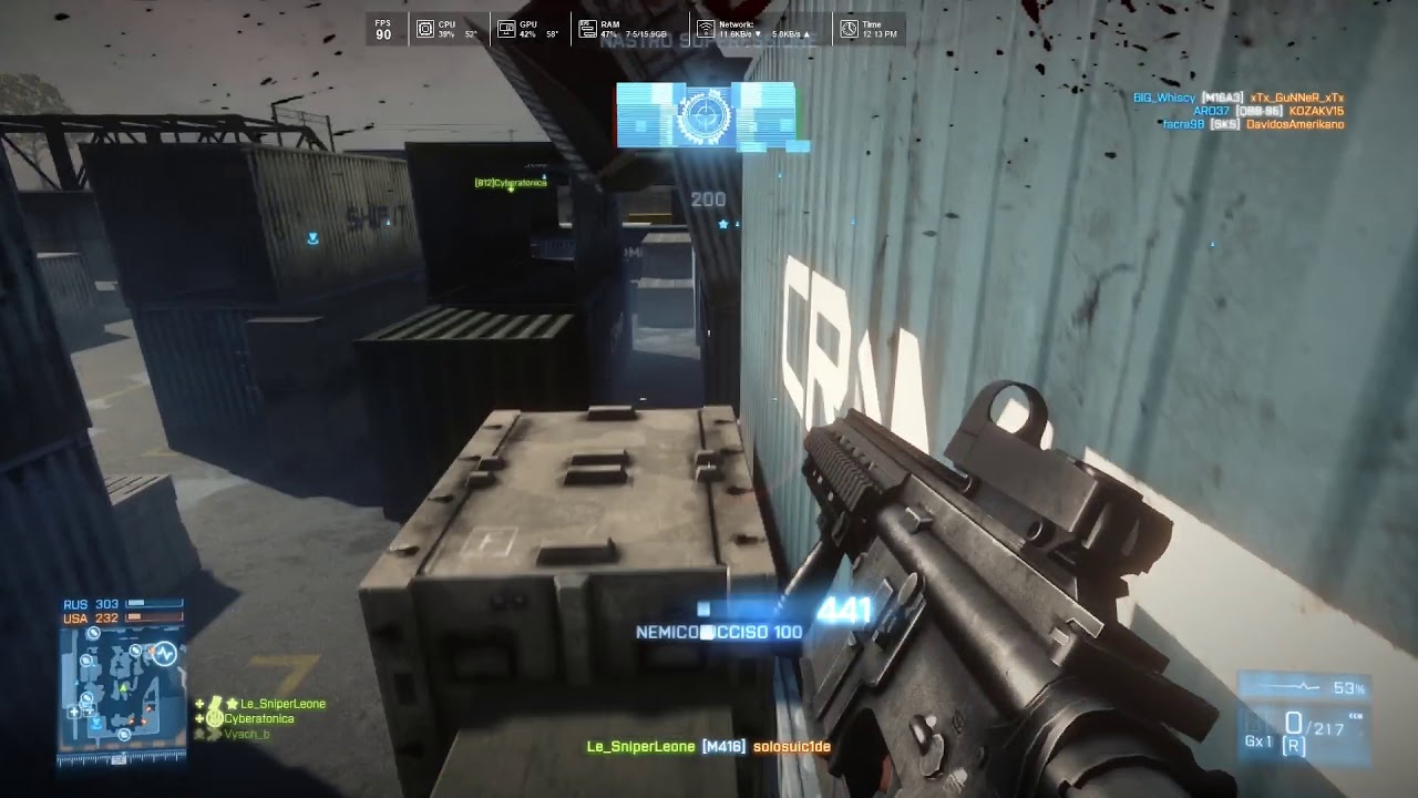BF3: Little MultiKill Montage In TDM [1080p 60Fps]