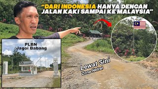 Melewati Zona Netral Perbatasan Malaysia Indonesia, PLBN Jagoi Babang Udah Rampung Tapi Kok Gini?