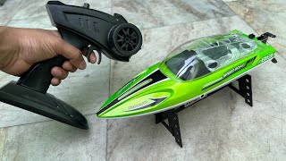 High Speed RC Boat Unboxing & Testing | 4CH 2.4Ghz Remote Control Boat | Shamshad Maker🔥🔥