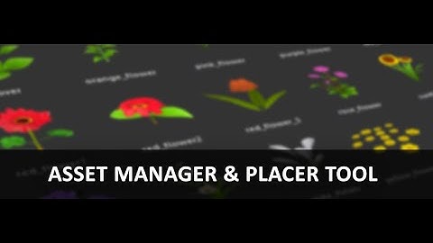 Asset Manager & Placer Tool for Autodesk Maya