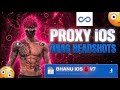 Free Fire Max iOS🩸 New  Normal Character Working ProxyPin DRAG HEADSHOTS🔥 Full Setup (No Ban)