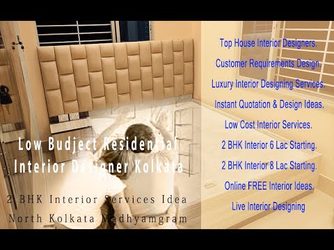 Low Cost Luxury Residential Interior Designer Kolkata | 2 BHK House Interior Services North Kolkata