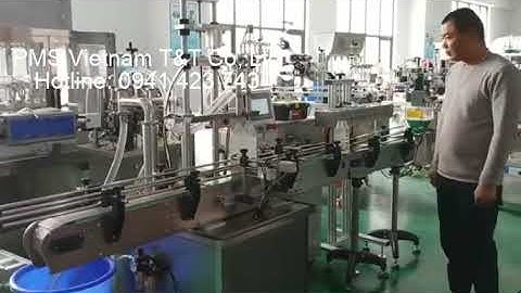 Máy chiết rót chất lỏng 2 vòi tự động - PMS Việt Nam
