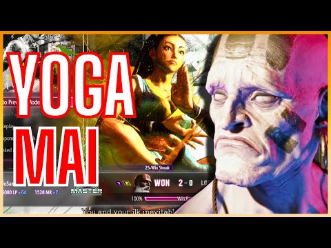 Street Fighter 6 : Mai Yoga Master (Dhalsim as Mai Swap)