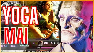 Street Fighter 6 Mai Yoga Master Dhalsim As Mai Swap