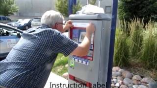Clear Token Parking Kiosk Installation