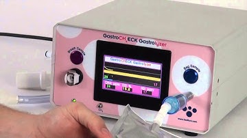 GastroCHECK v9.0 Firmware: How to take a breath sample - Bag & Mouthpiece