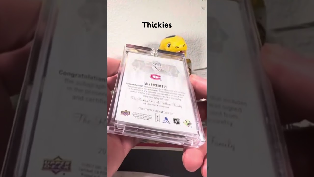 Thick hockey cards and sports cards 