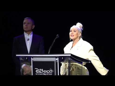 Christina Aguilera recebe o premio de Lenda da Disney - Discurso