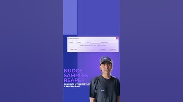 Nudge Samples using Reaper. #shorts #shortsvideo #tutorial #production #music