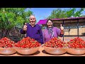 Making Delicious Jam and Juice from Lots of Cherries and Strawberries! ♧ Village Life in Azerbaijan