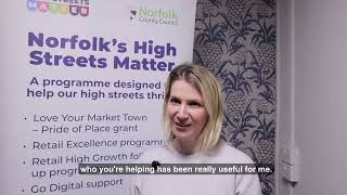 Shop owners and a town team share experiences and successes following business support and grants