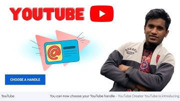 You can now choose your YouTube handle | Stand out and help people find and connect with you