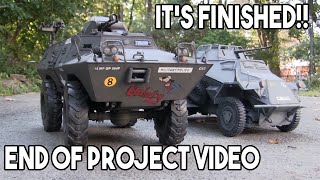 1/6th scale Cadillac Gage V100 / M706 Armored car video #16 (end of project video)