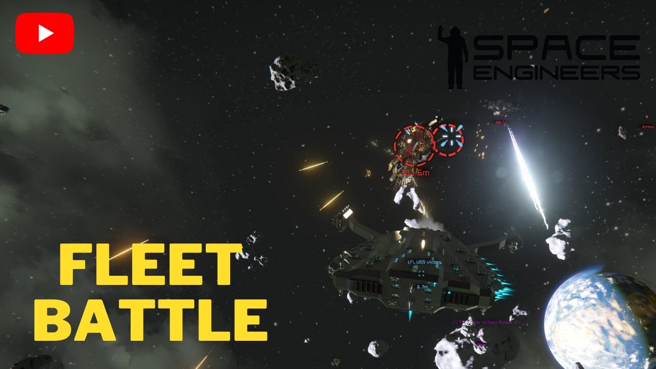 Space Engineers PVP - My First Fleet Battle Event (alehouse server) # ...