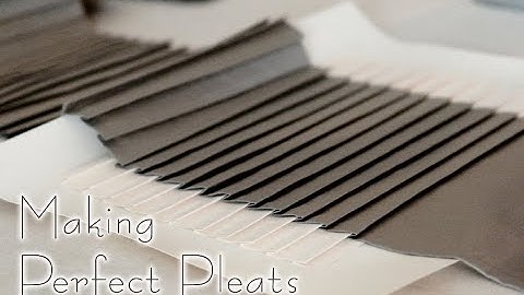I Made a Thousand Pleats Using a Handmade Pleating Board