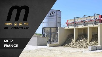 NEW MATEC VIDEO. LIMESTONE QUARRY IN METZ, FRANCE.