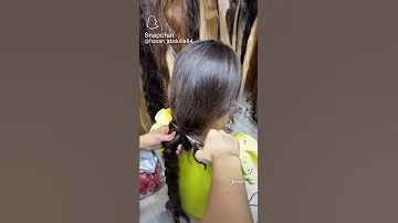قص شعر البنت بدون سباب 