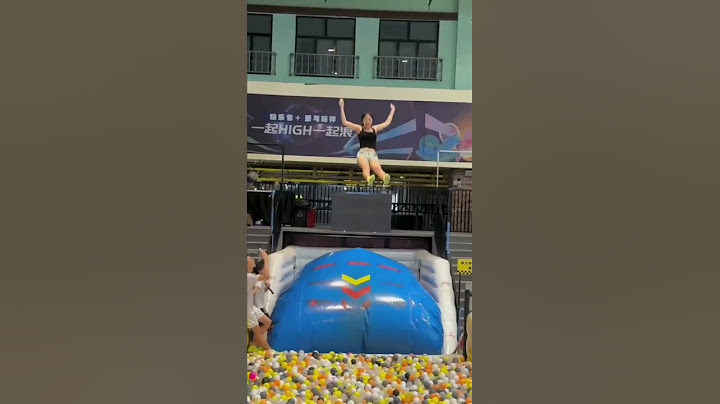 This Trampoline Is  So Fun Why Didnt We Just Start Jumping Around Like This When We Were Kid