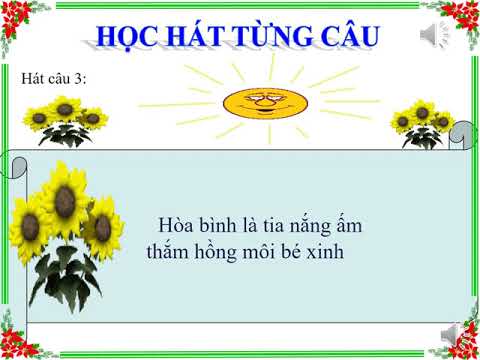 Lớp 1 - Môn Âm nhạc (Tuần 26 - 23/4/2020)