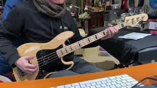 Fender AVRI 75’ Jazz Bass test drive