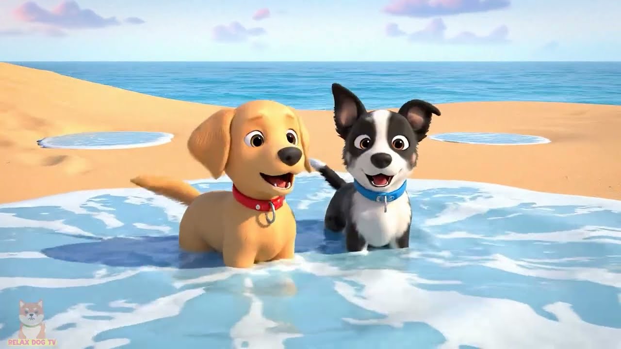 Dog Cartoons: Fun Entertainment for Dogs Home Alone 🐾🐶 | In Color They Can See 📺