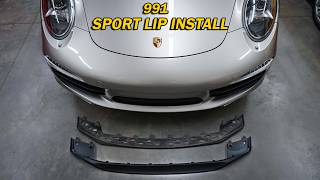 How to Install a Porsche 991 Front Lip Spoiler | Easy DIY 911 Upgrade