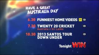 WIN Television - Australia Day themed lineup (January 2013)