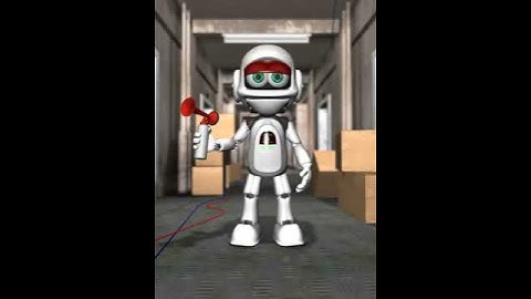 Talking Roby the Robot Saying the pets live code....