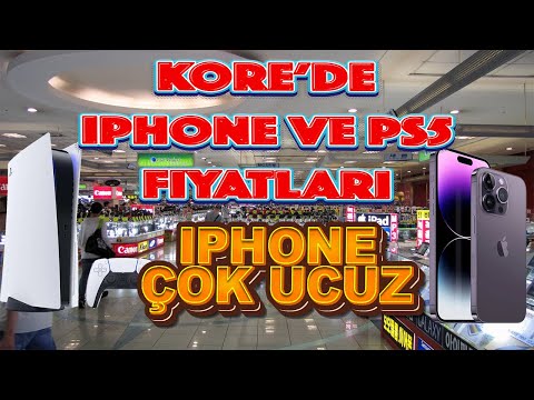 Kore'de PS5 VE IPHONE Bakalım Kaç Para ! Kore'deki Elektronik Marketler