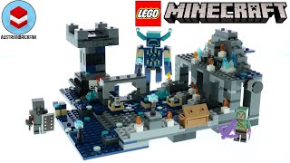 LEGO Minecraft 21246 The Deep Dark Battle - LEGO Speed Build Review