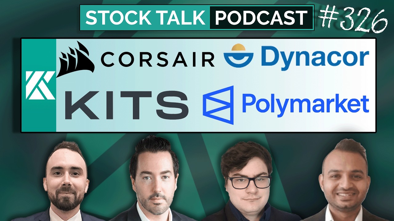 Stock Talk Podcast Episode 326 I $KITS $CRSR $DNG & Online Betting & Polymarket Review
