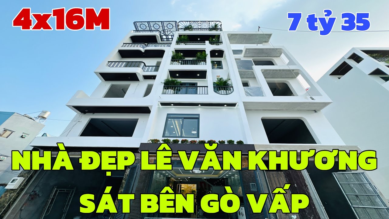 Bán nhà quận 12(724) khu nhà lầu điện âm cây xanh đẹp sát bên gò vấp xem ngay