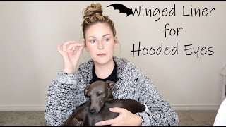 WINGED LINER FOR HOODED EYES | BAT WING TECHNIQUE